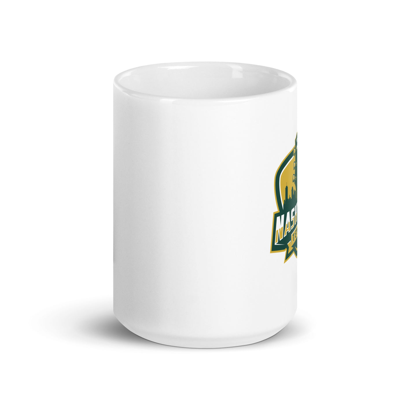 Nashville White glossy mug