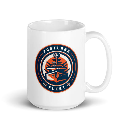 Protland Fleet White glossy mug