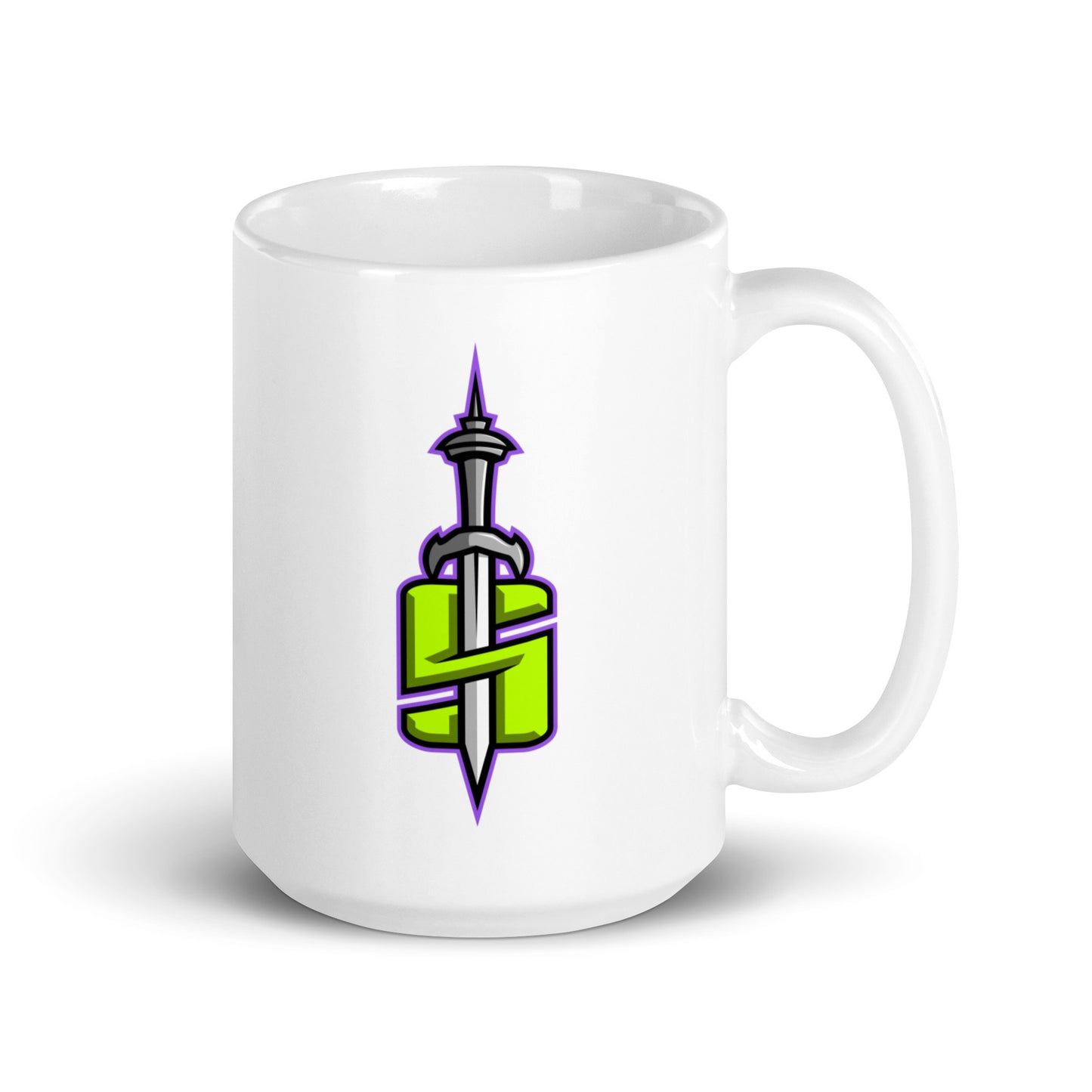 Seattle nemesis White glossy mug