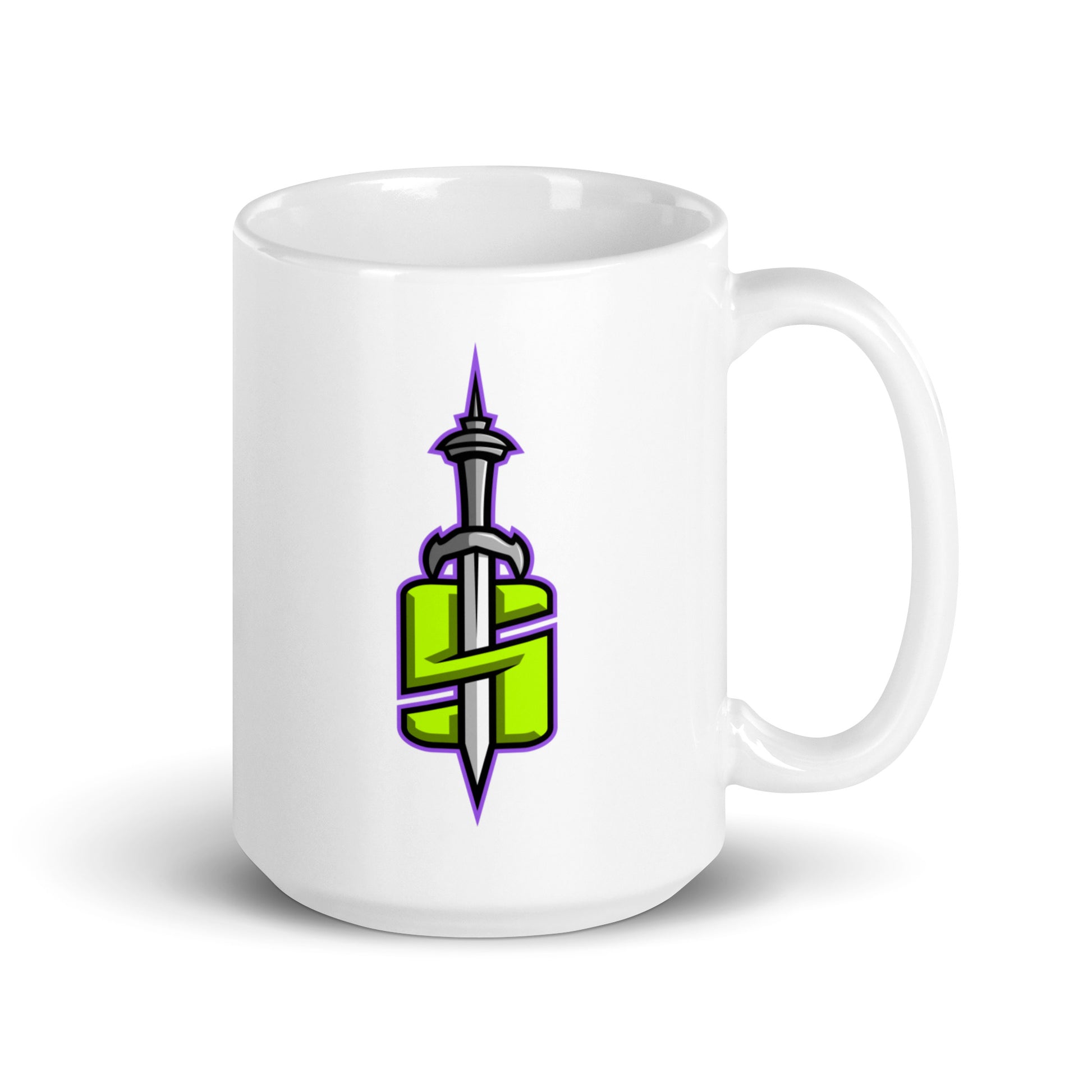 Seattle nemesis White glossy mug