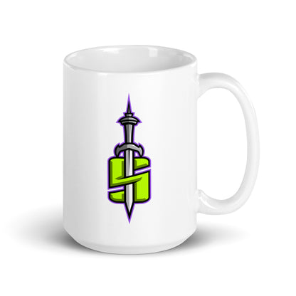 Seattle nemesis White glossy mug