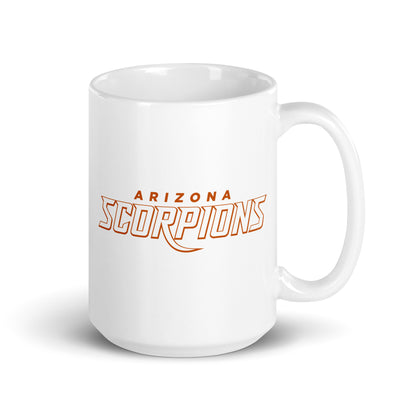 Arizona scorpions White glossy mug