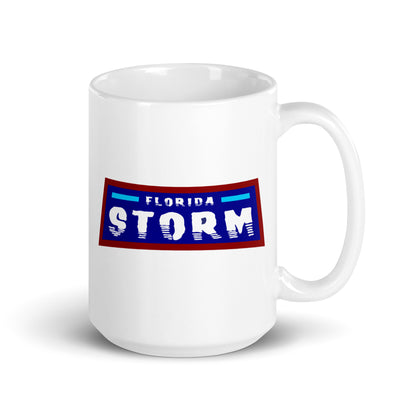 Florida Storm White glossy mug
