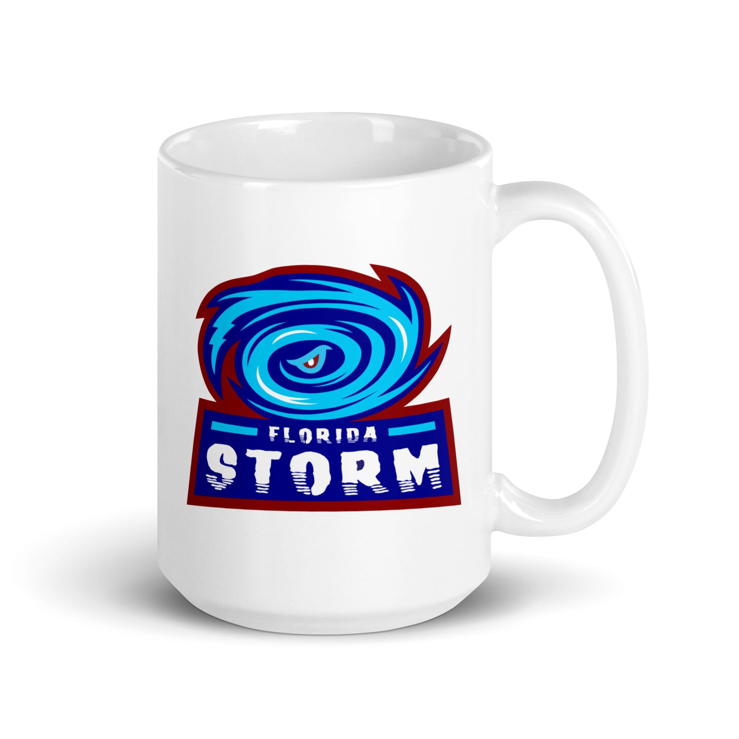 Florida Storm White glossy mug