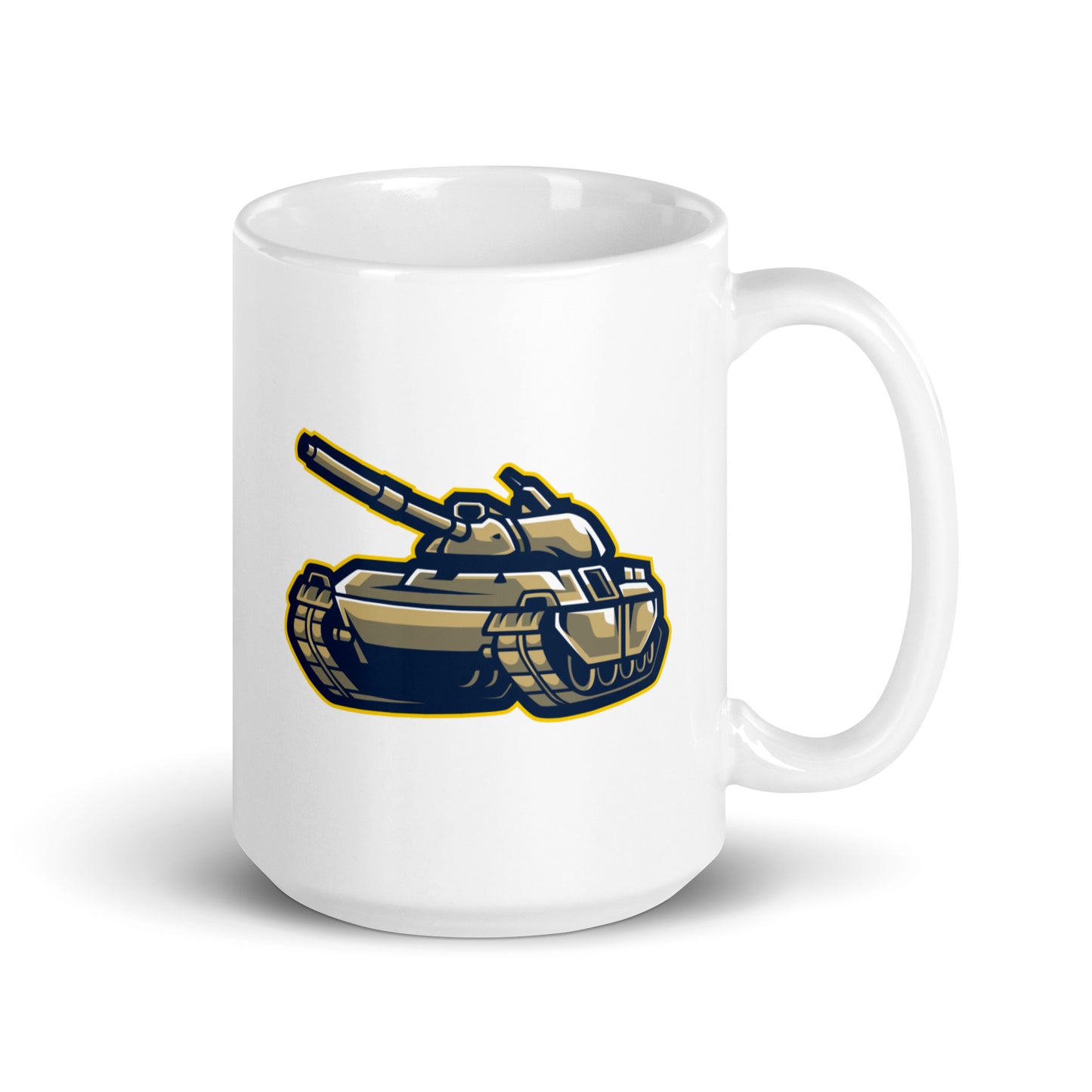 Alamo City Artillery White glossy mug