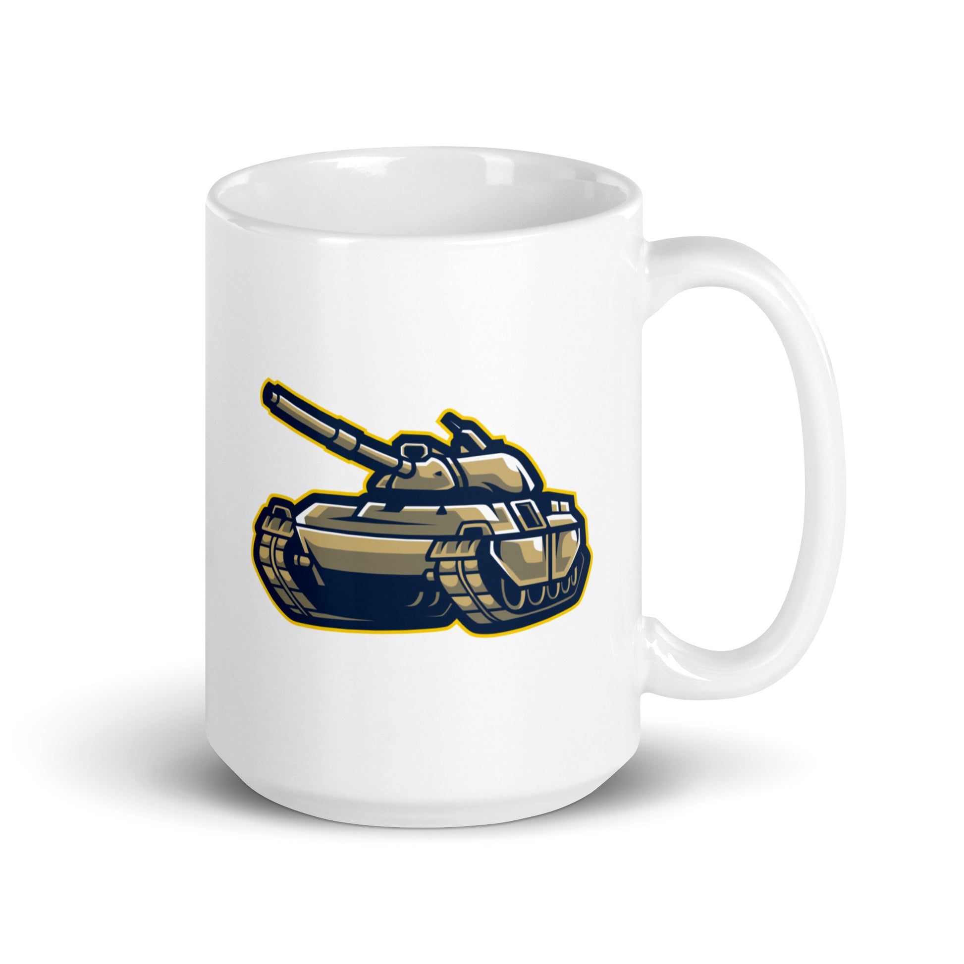 Alamo City Artillery White glossy mug