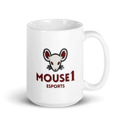 Mouse1 Esports White glossy mug