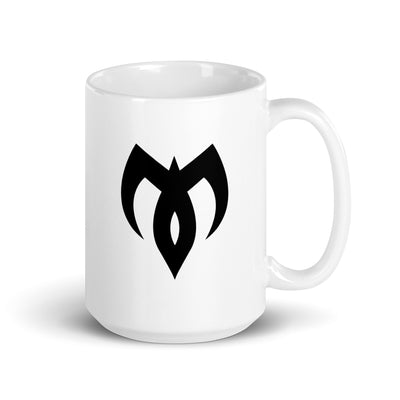 Dire Rebellion White glossy mug