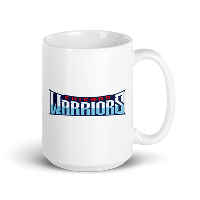 Chicago Warriors White glossy mug