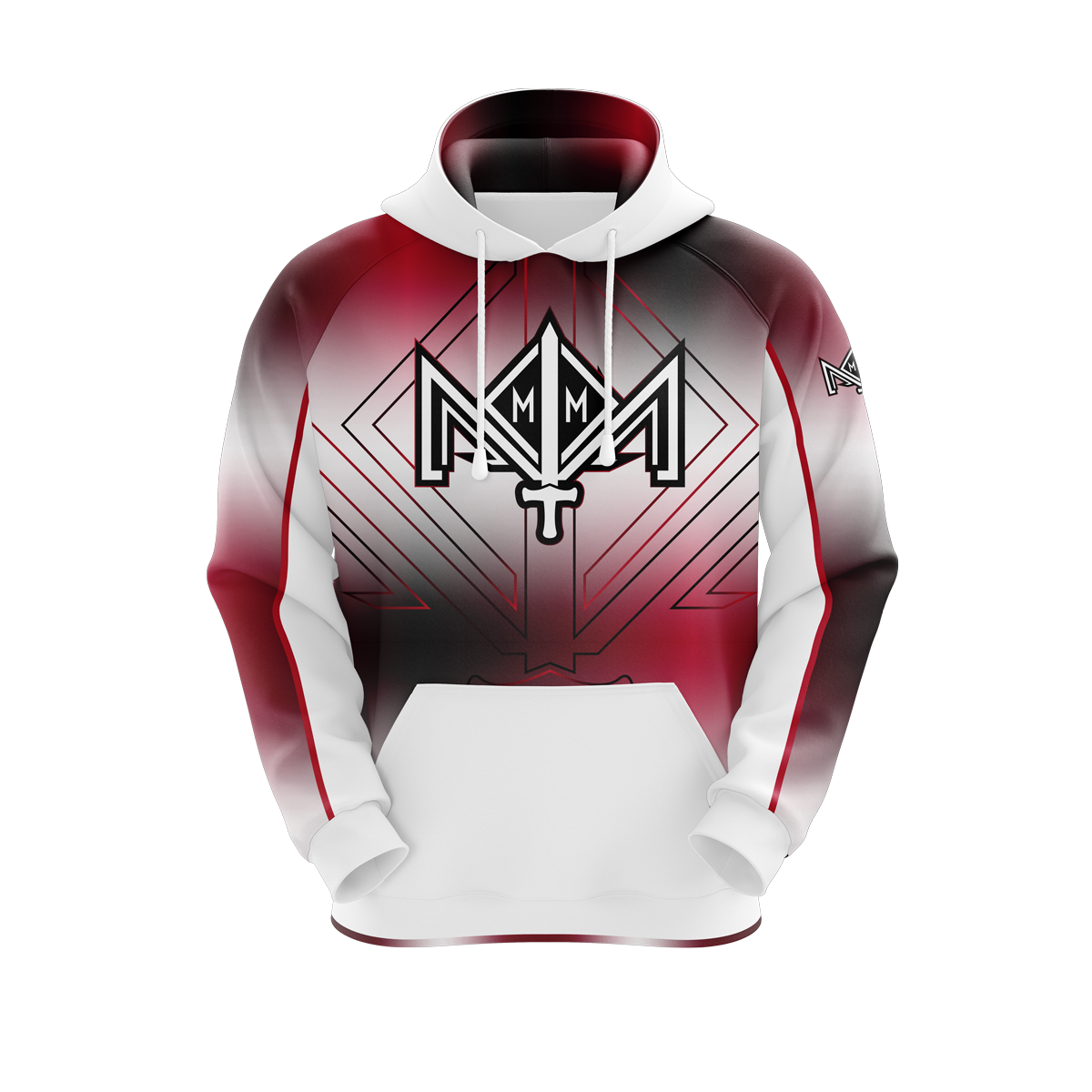 Mayhem Militia Pro Hoodie White