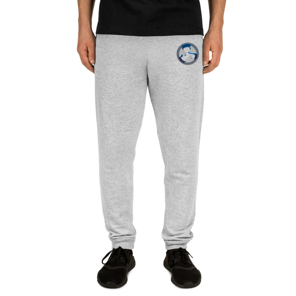 3Hearts Unisex Joggers heather front 