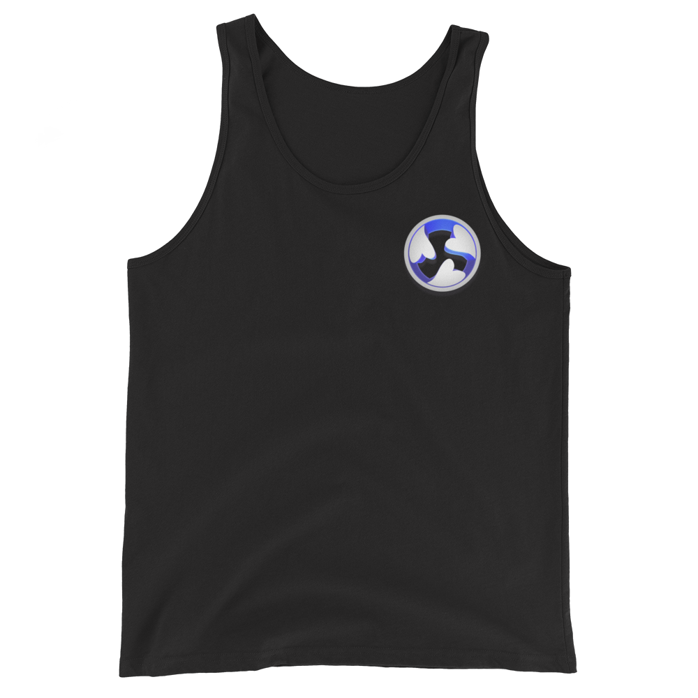 3Hearts Unisex Tank Top black 