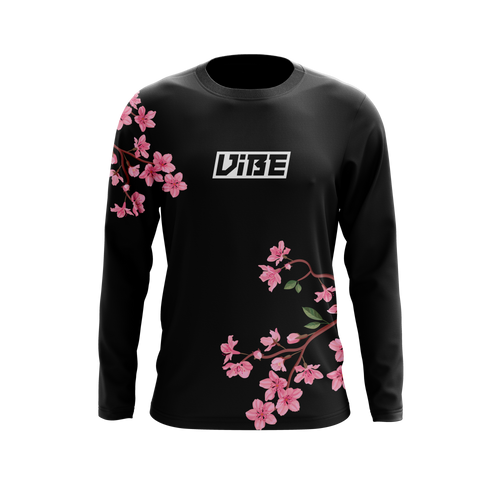 Camp Crew Neck Long Sleeves Pro Jersey Black