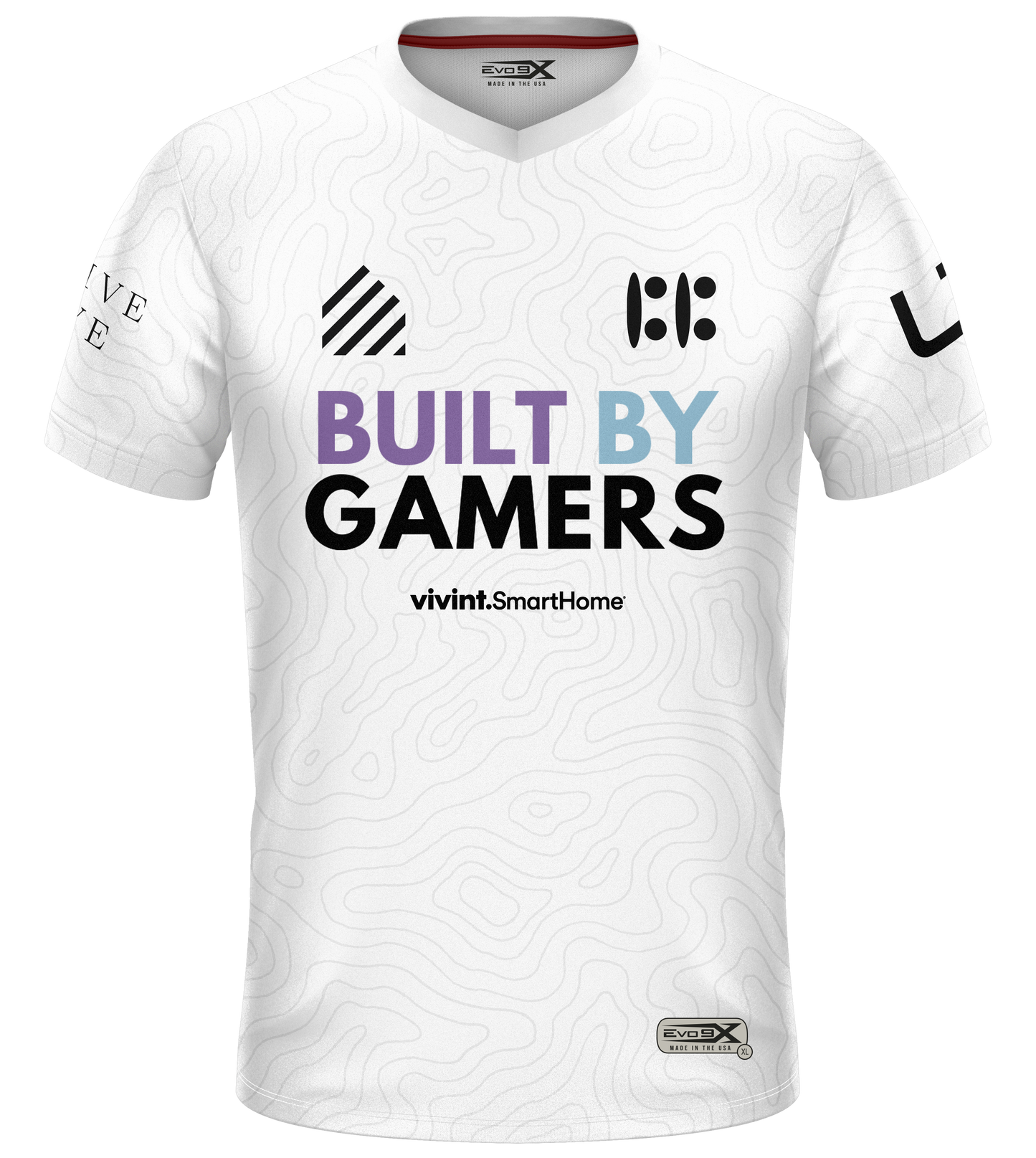Built By Gamers White Pro Jersey