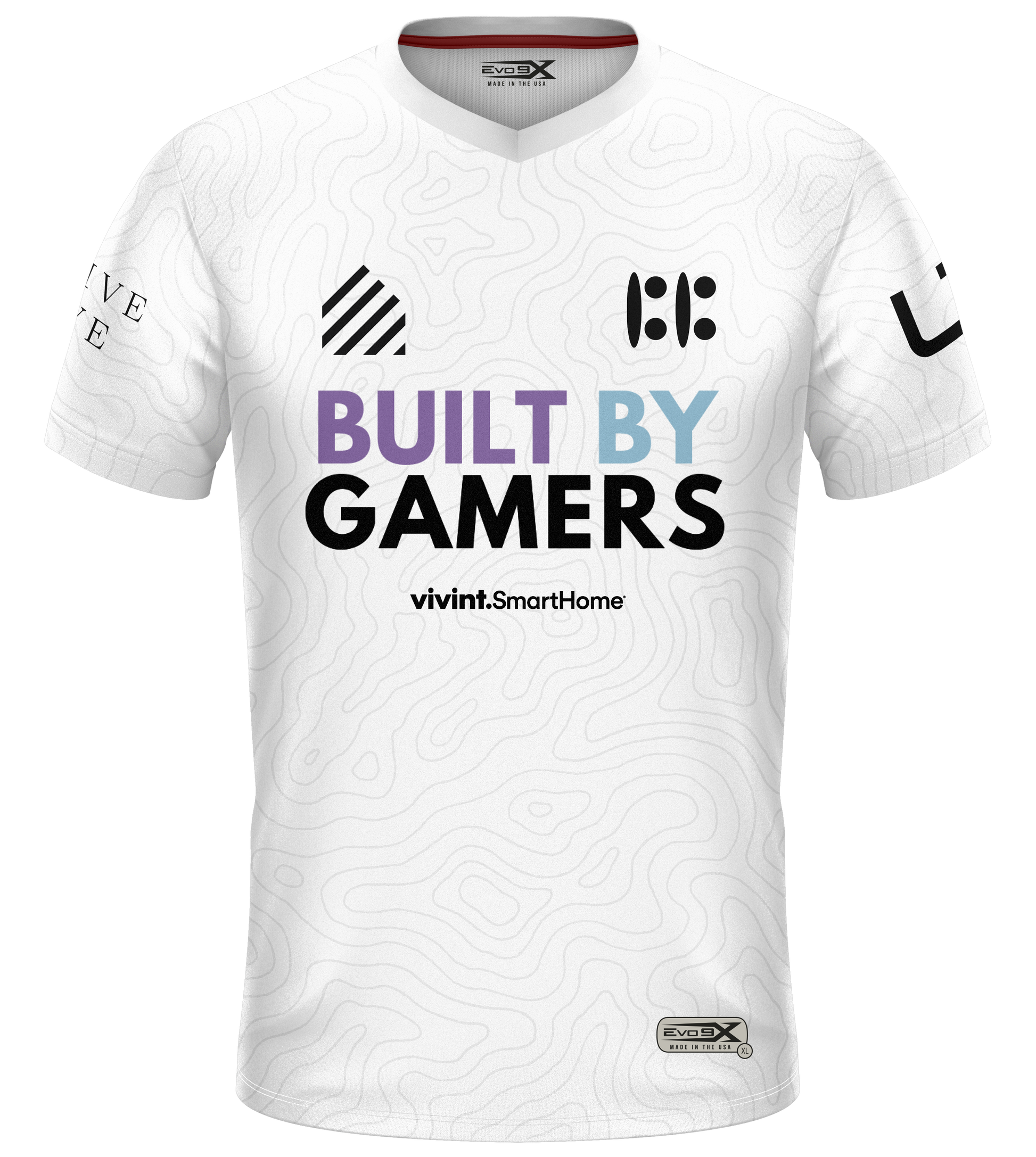 Built By Gamers White Pro Jersey