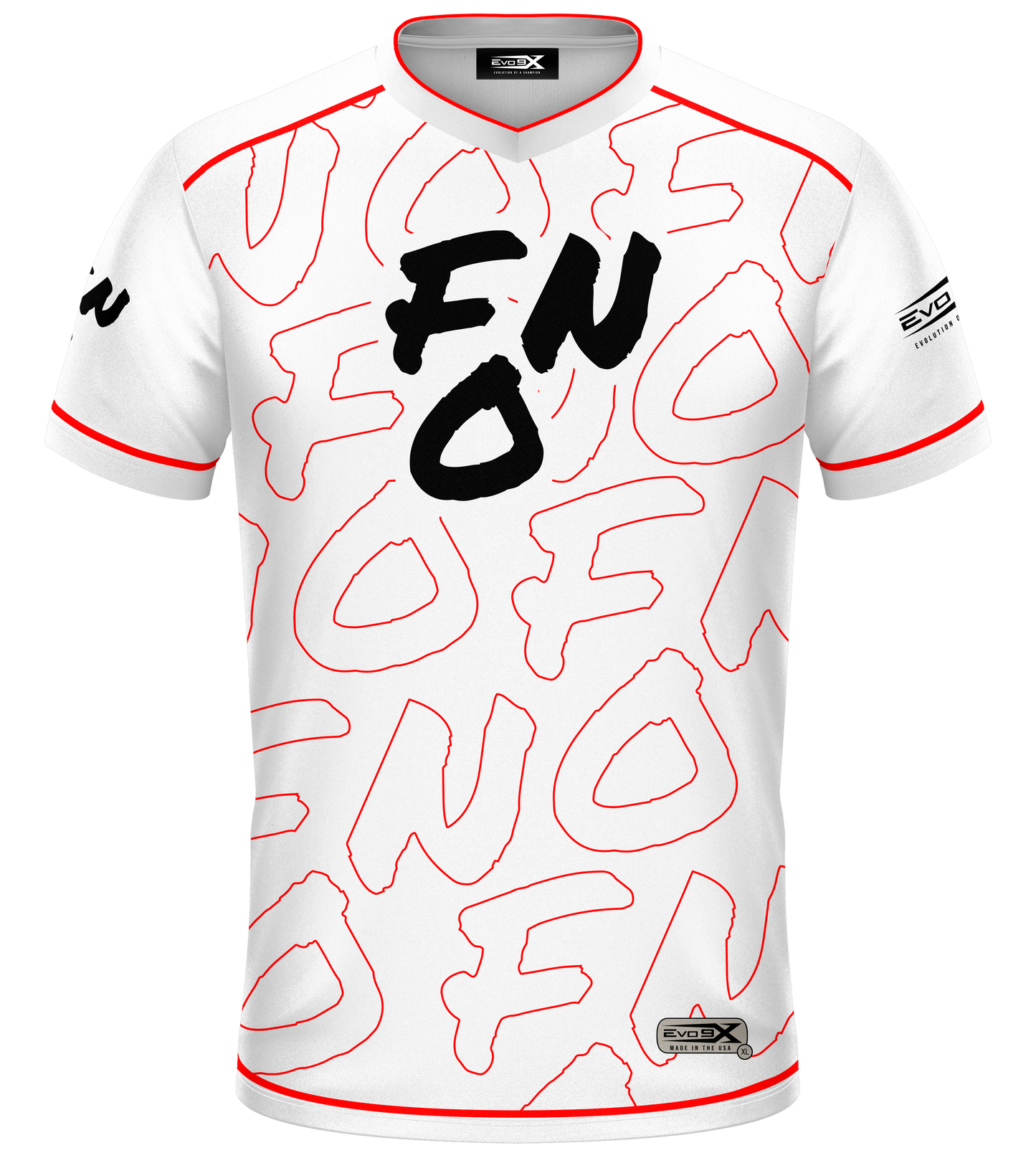 F.N.O Esports White Pro Jersey