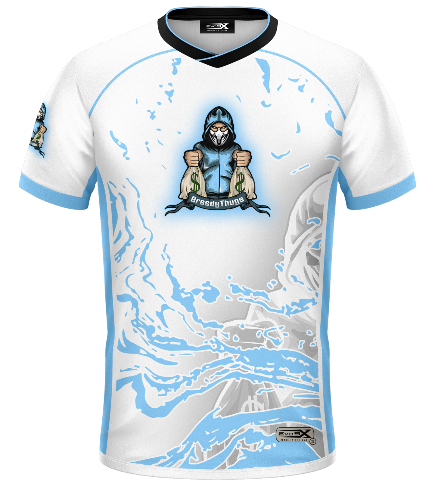 Greedy Thugs Pro Jersey White