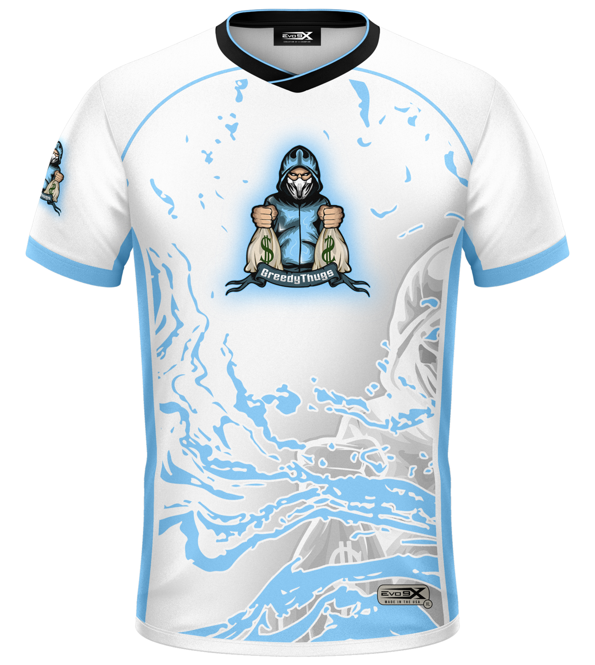Greedy Thugs Pro Jersey White