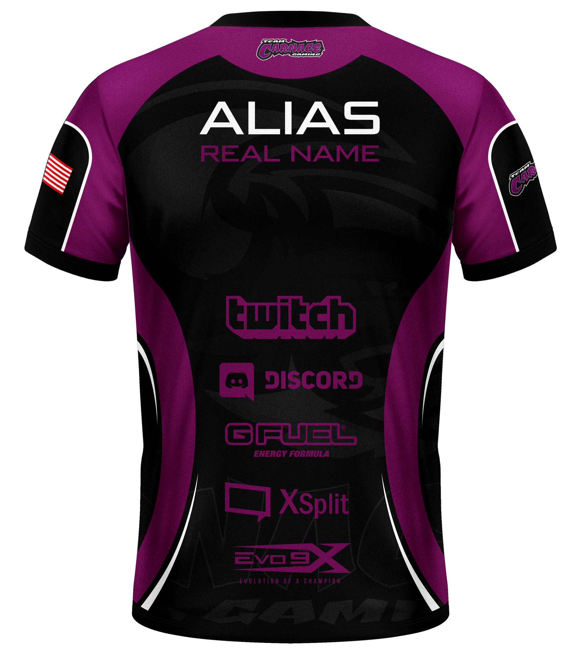 Team Carnage Esports Pro Jersey - Purple