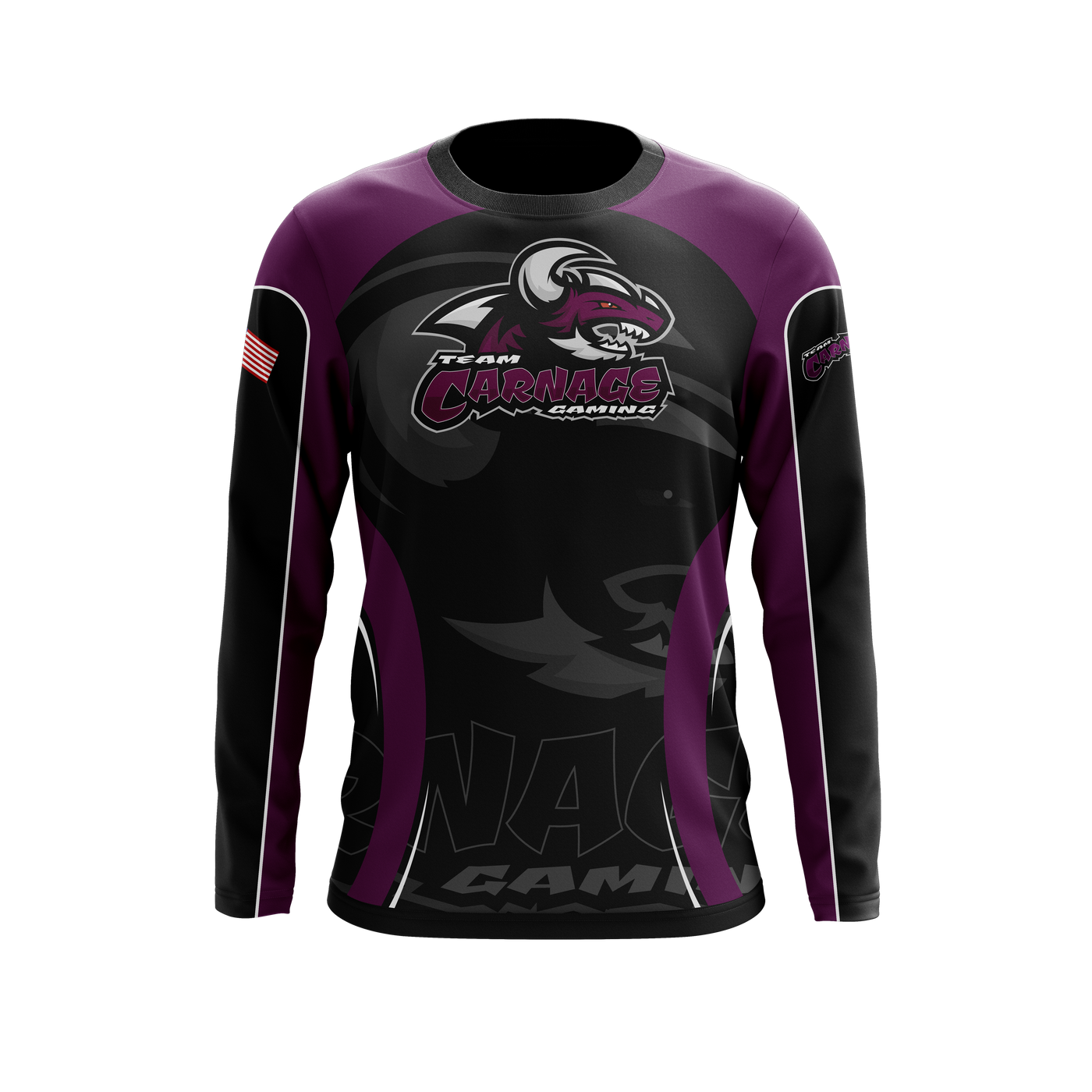 Team Carnage Long Sleeve Pro Jersey - Purple