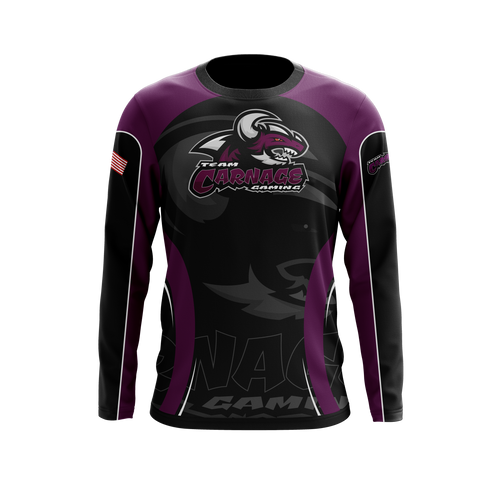 Team Carnage Long Sleeve Pro Jersey - Purple