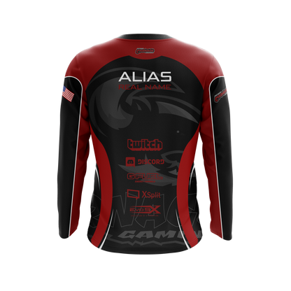 Team Carnage Long Sleeve Pro Jersey - Red