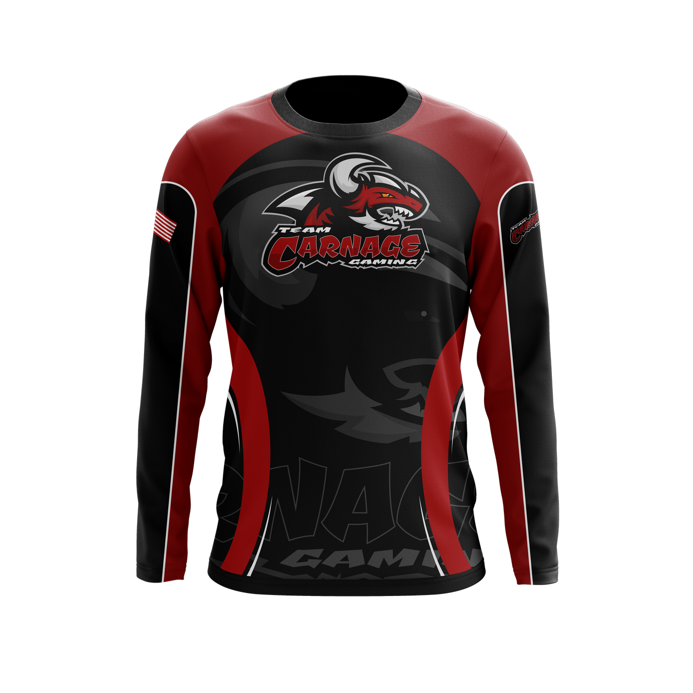 Team Carnage Long Sleeve Pro Jersey - Red