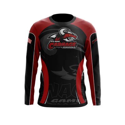 Team Carnage Long Sleeve Pro Jersey - Red