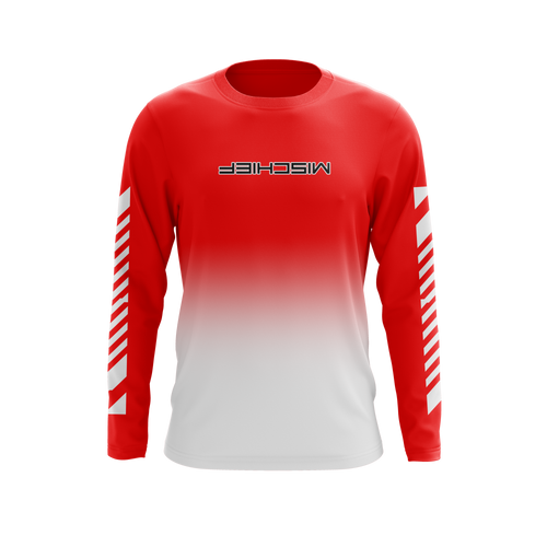 Camp Crew Neck Long Sleeves Pro Jersey Red