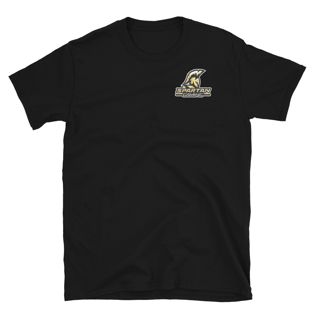 Spartan Gaming Short-Sleeve Unisex T-Shirt black front 