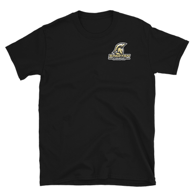 Spartan Gaming Short-Sleeve Unisex T-Shirt black front 