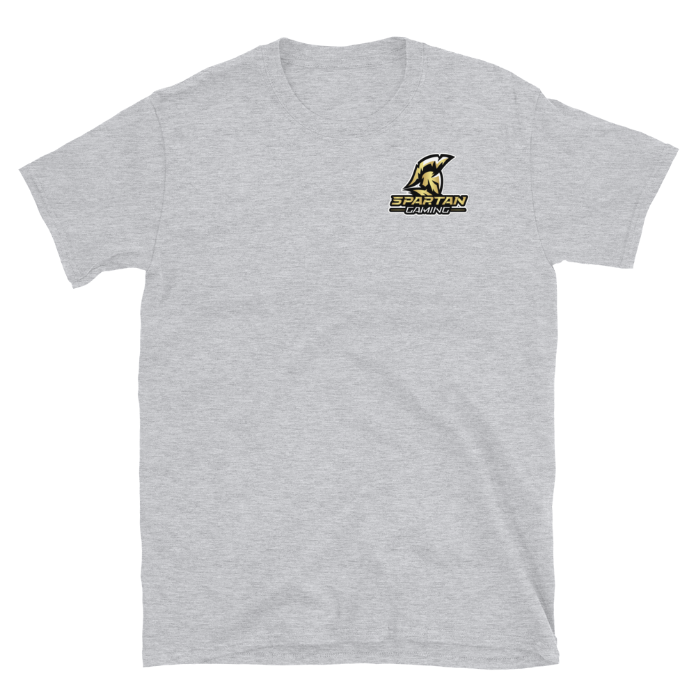 Spartan Gaming Short-Sleeve Unisex T-Shirt grey front 