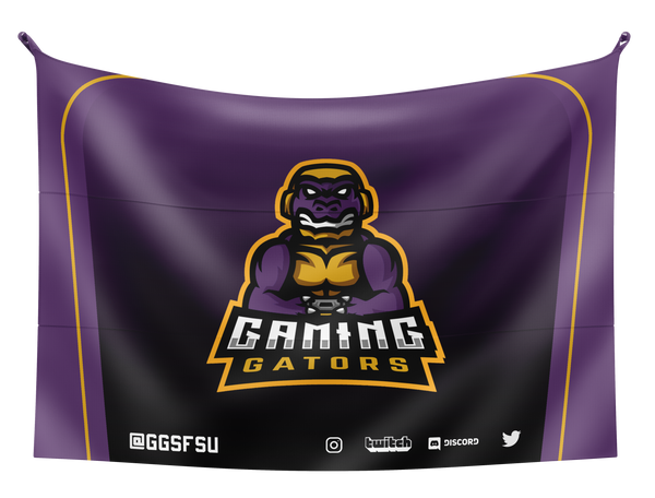 SFSU Gaming Gators Flag