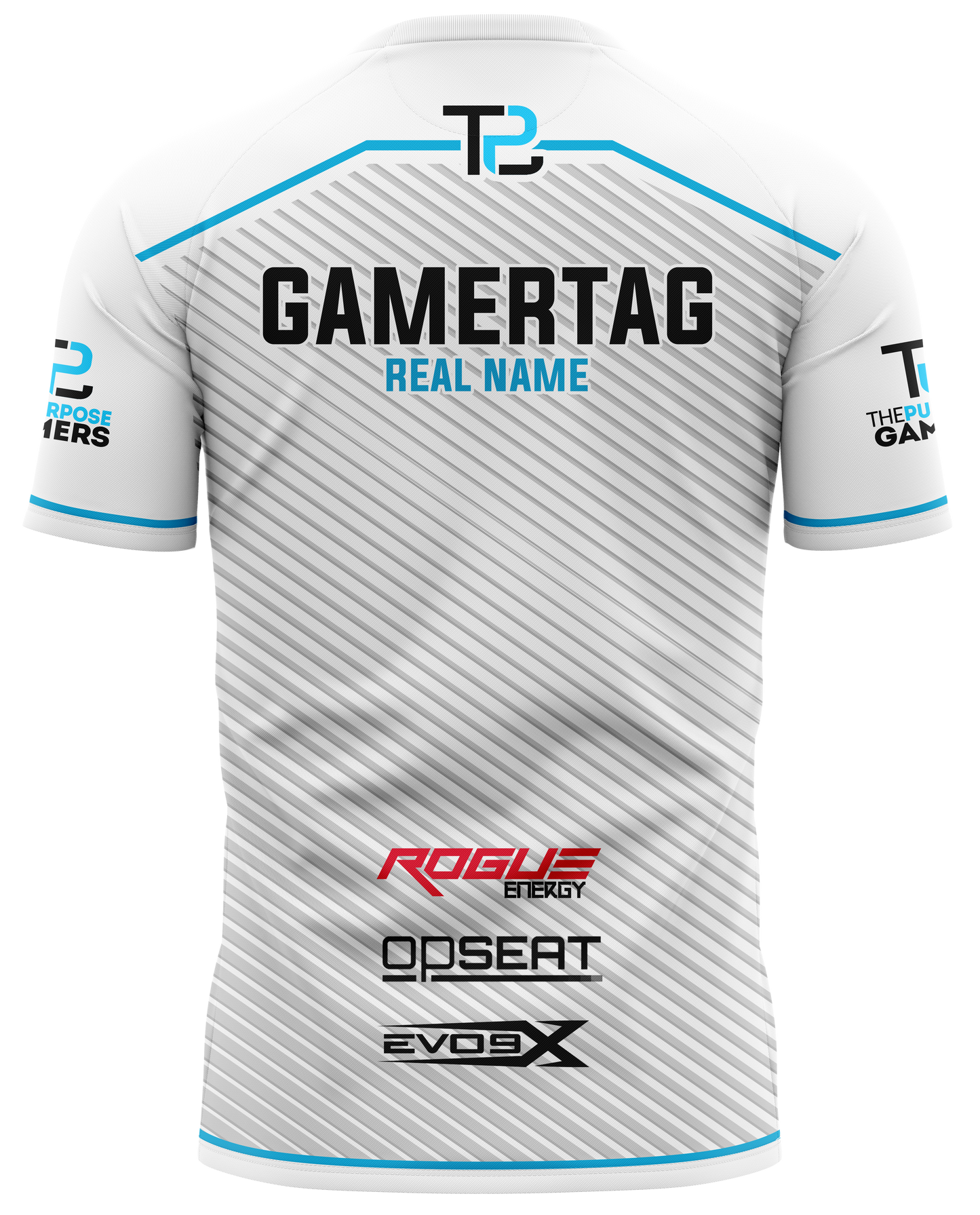ThePurposeGamers White Pro Jersey