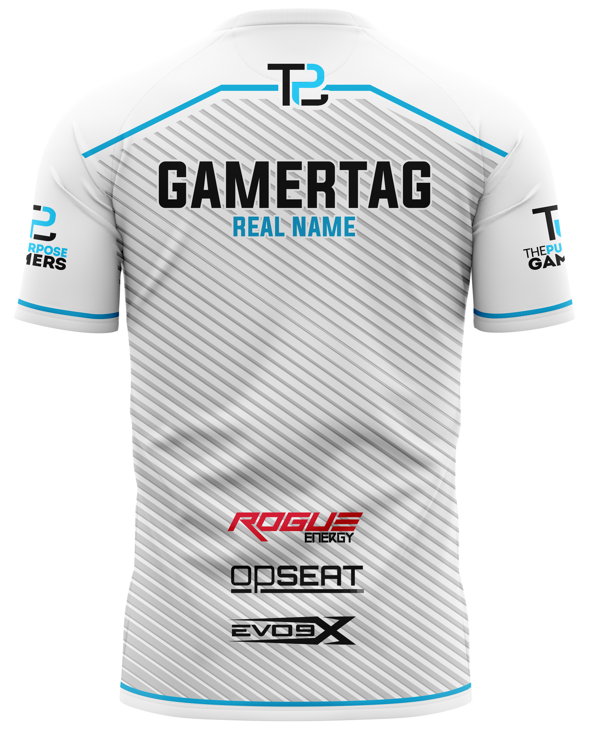 ThePurposeGamers White Pro Jersey