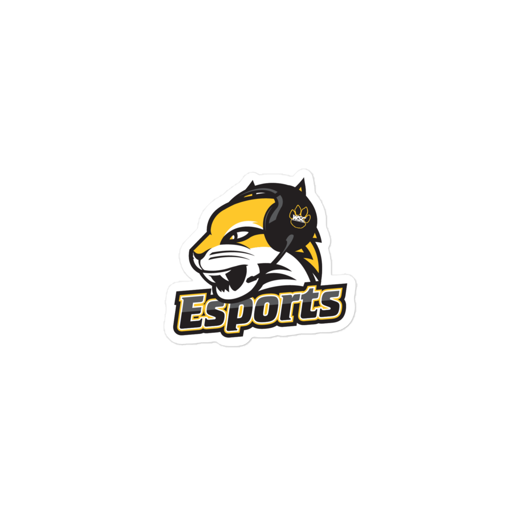 WSC Esports Bubble-free stickers