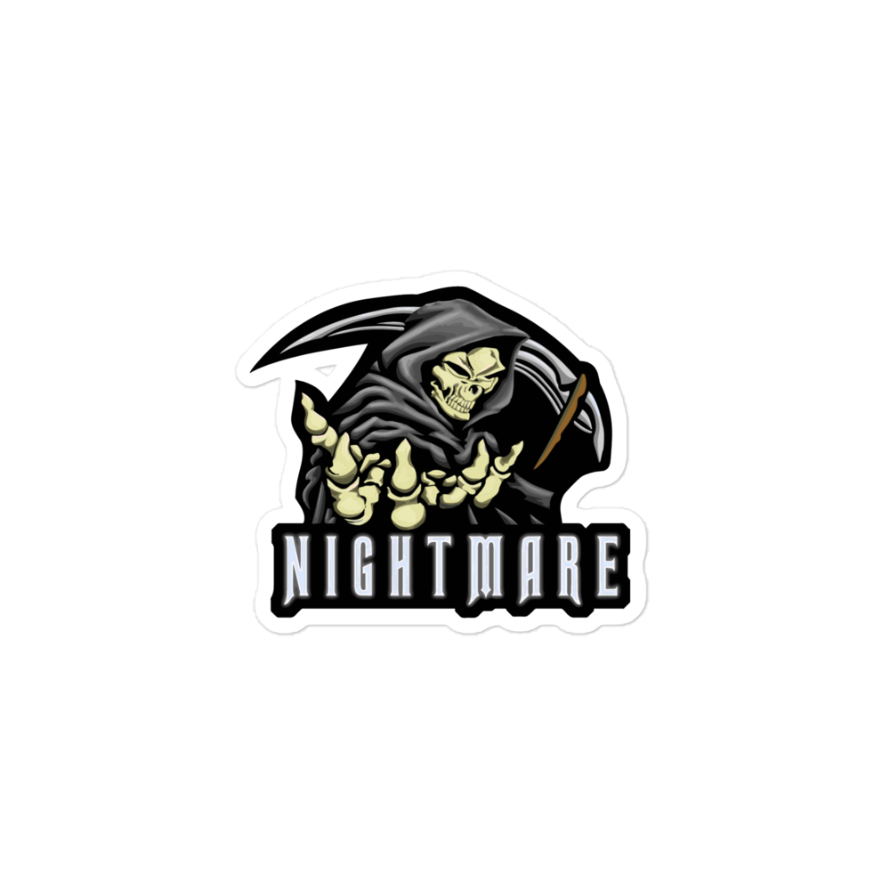 Nightmare Gaming Bubble-free stickers