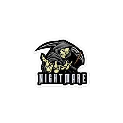 Nightmare Gaming Bubble-free stickers