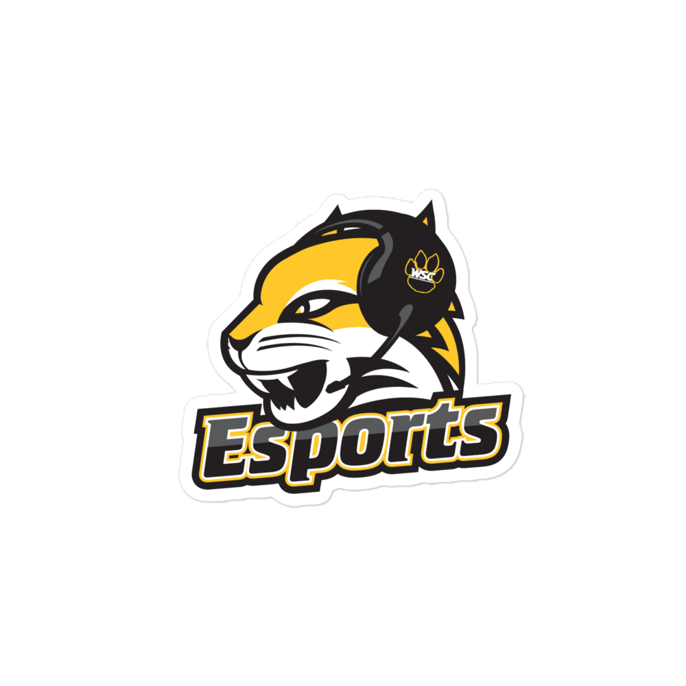 WSC Esports Bubble-free stickers
