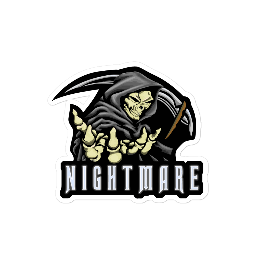 Nightmare Gaming Bubble-free stickers