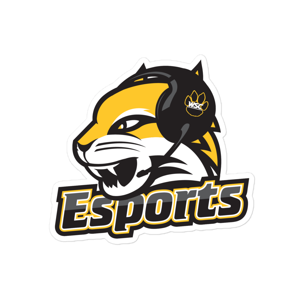 WSC Esports Bubble-free stickers