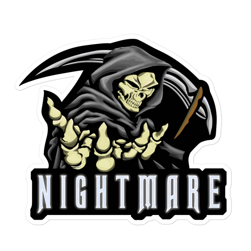 Nightmare Gaming Bubble-free stickers