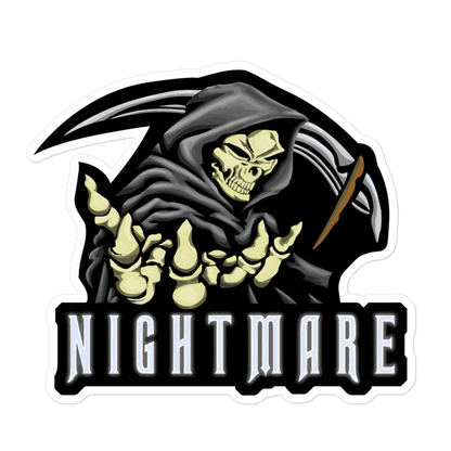 Nightmare Gaming Bubble-free stickers