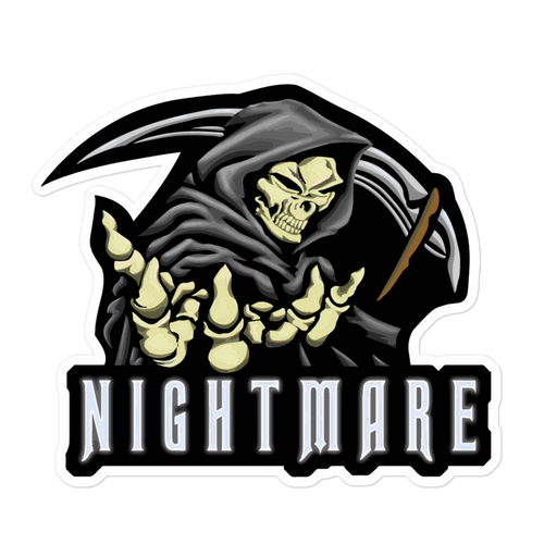 Nightmare Gaming Bubble-free stickers