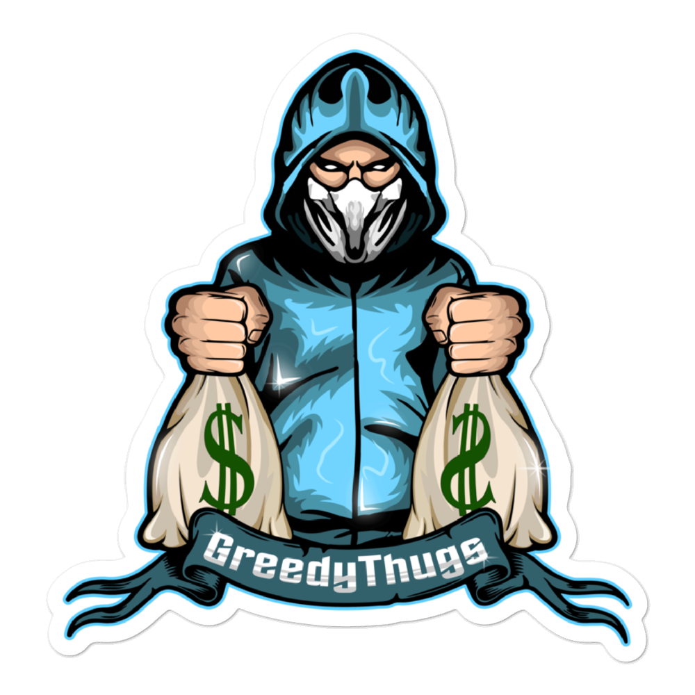 Greedy Thugs Sticker