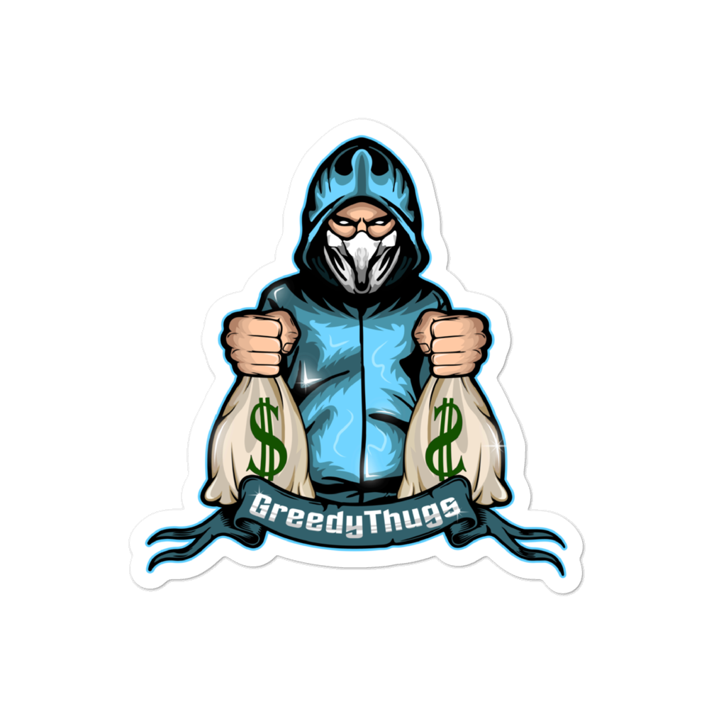 Greedy Thugs Sticker