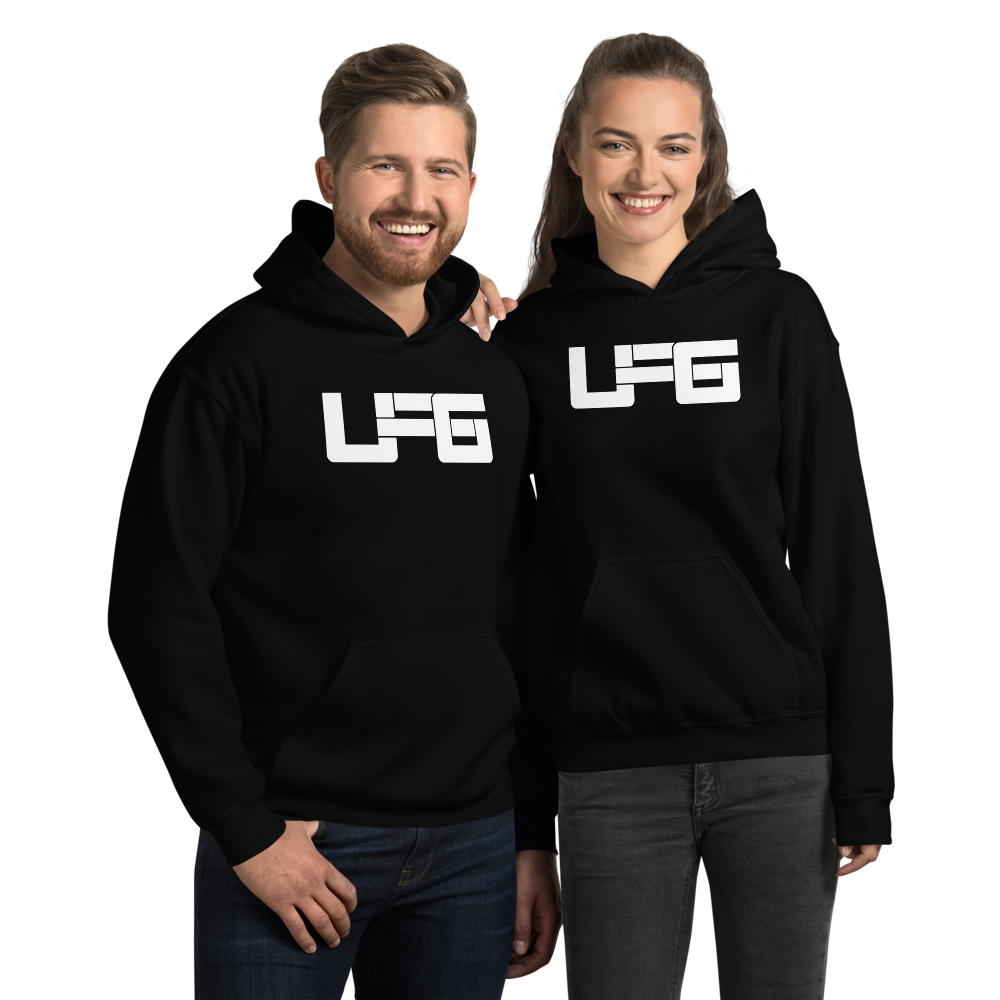 Unforgotten Studios Unisex Hoodie White Logo
