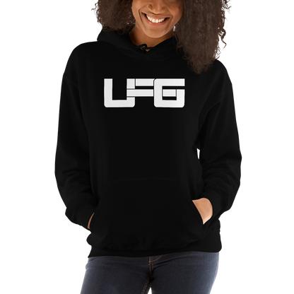Unforgotten Studios Unisex Hoodie White Logo
