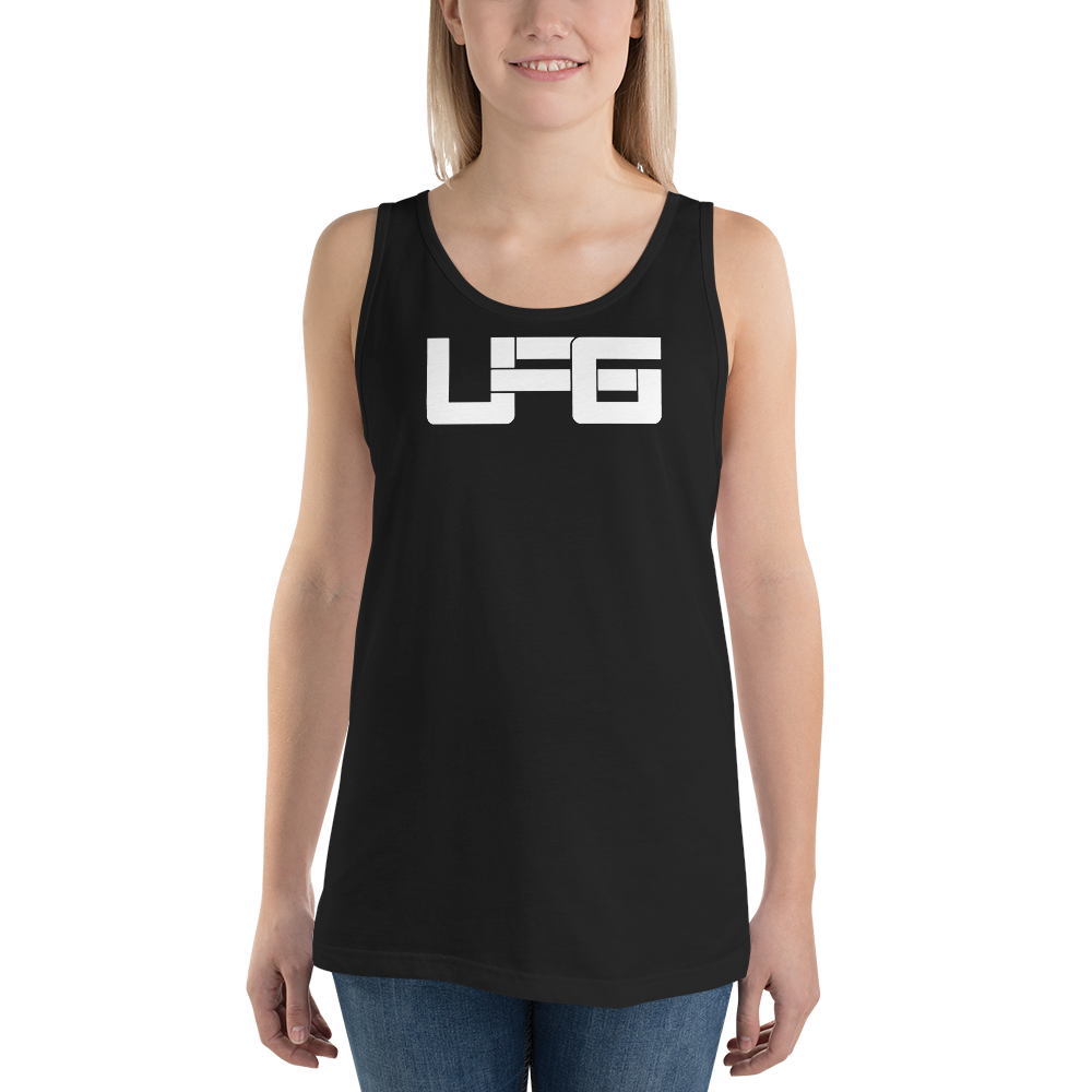 Unforgotten Studios Unisex Tank Top White Logo