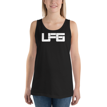 Unforgotten Studios Unisex Tank Top White Logo